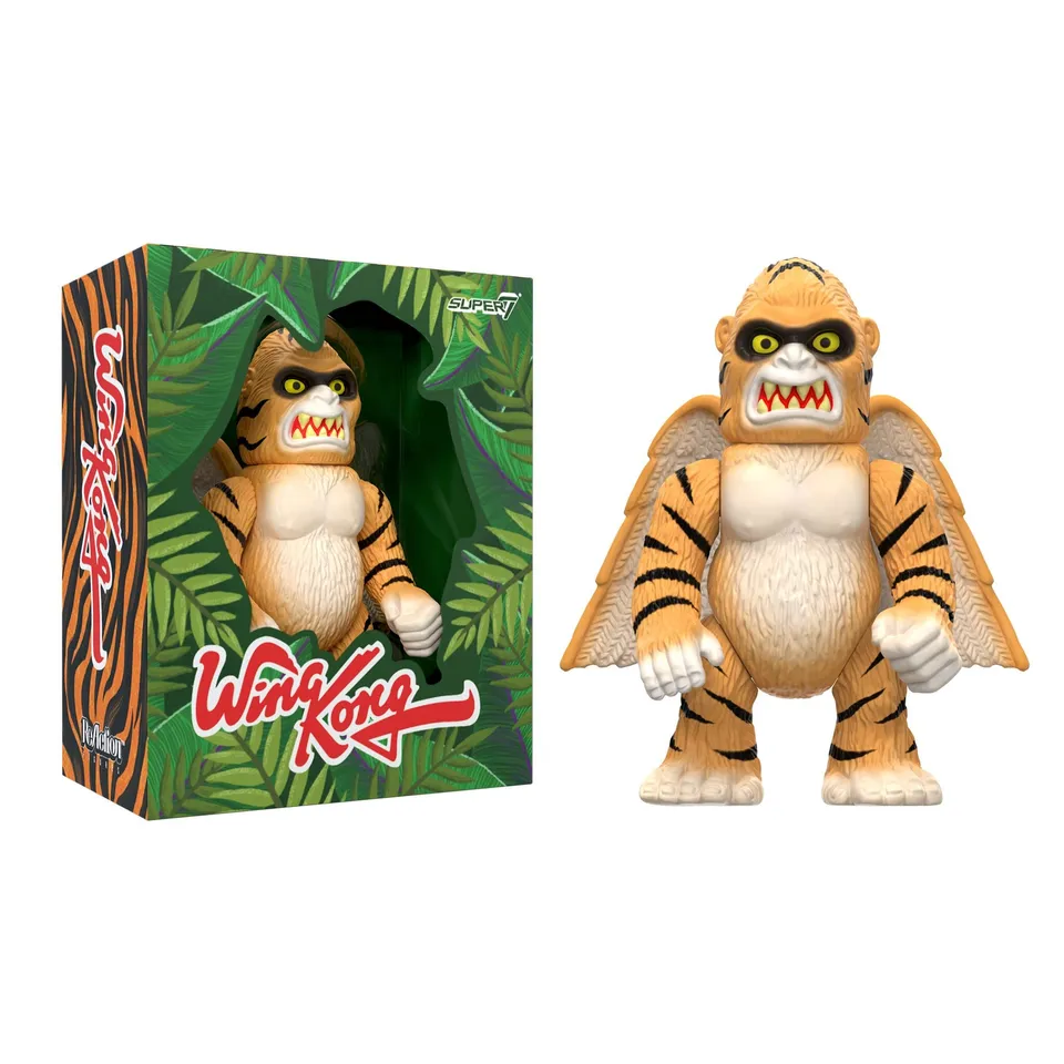 Super7 ReAction Wing Kong Tiger figurina 9,5 cm diorama