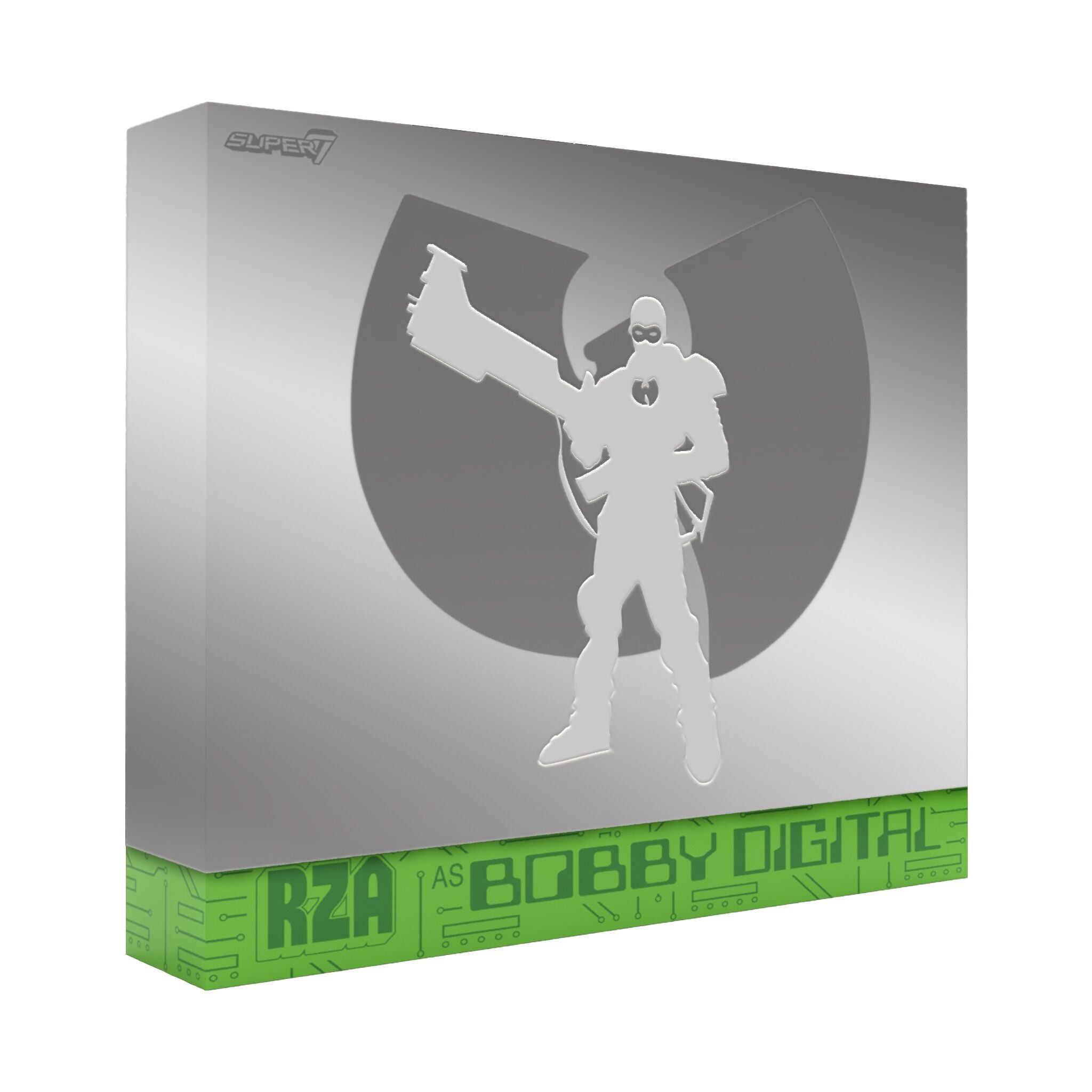 Super7 ReAction Bobby Digital Metallic Silver set figurina disc