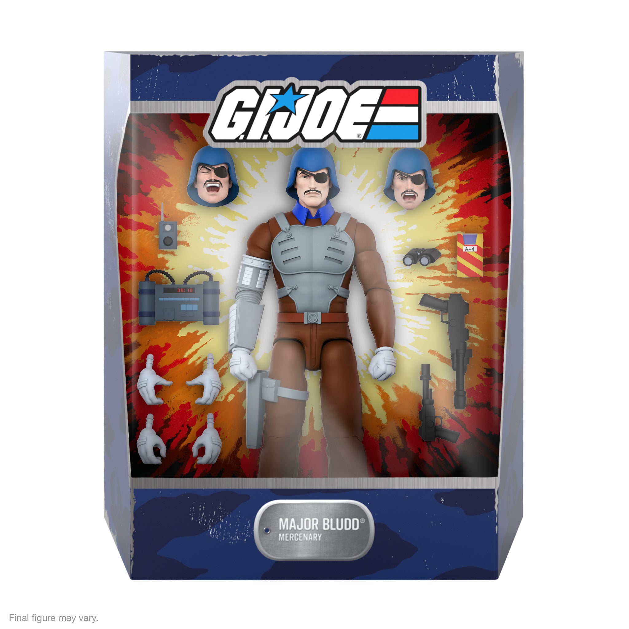 Super7 G.I. Joe Ultimates W5 Major Bludd figurina 18 cm