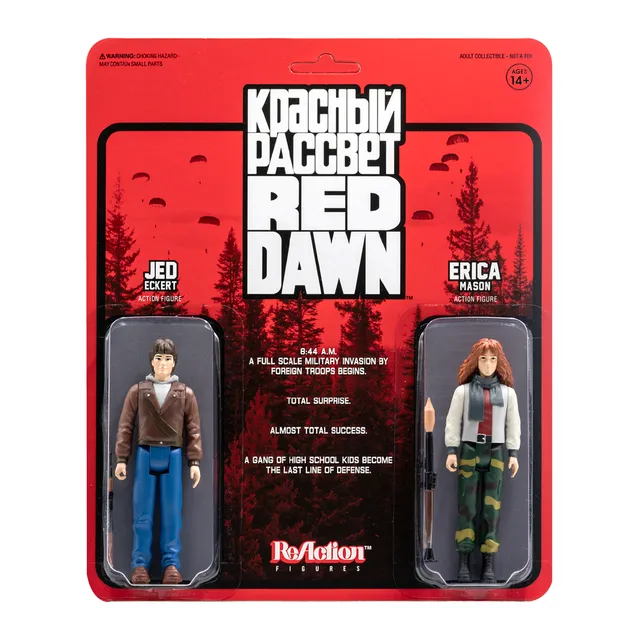 Super7 Red Dawn ReAction Erica si Jed set 2 figurine 9cm