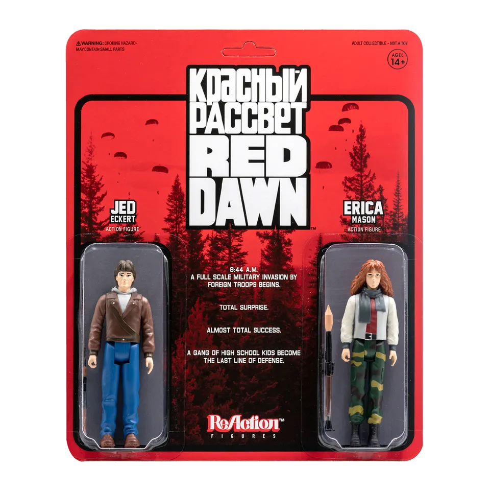 Super7 Red Dawn ReAction Erica si Jed set 2 figurine 9cm