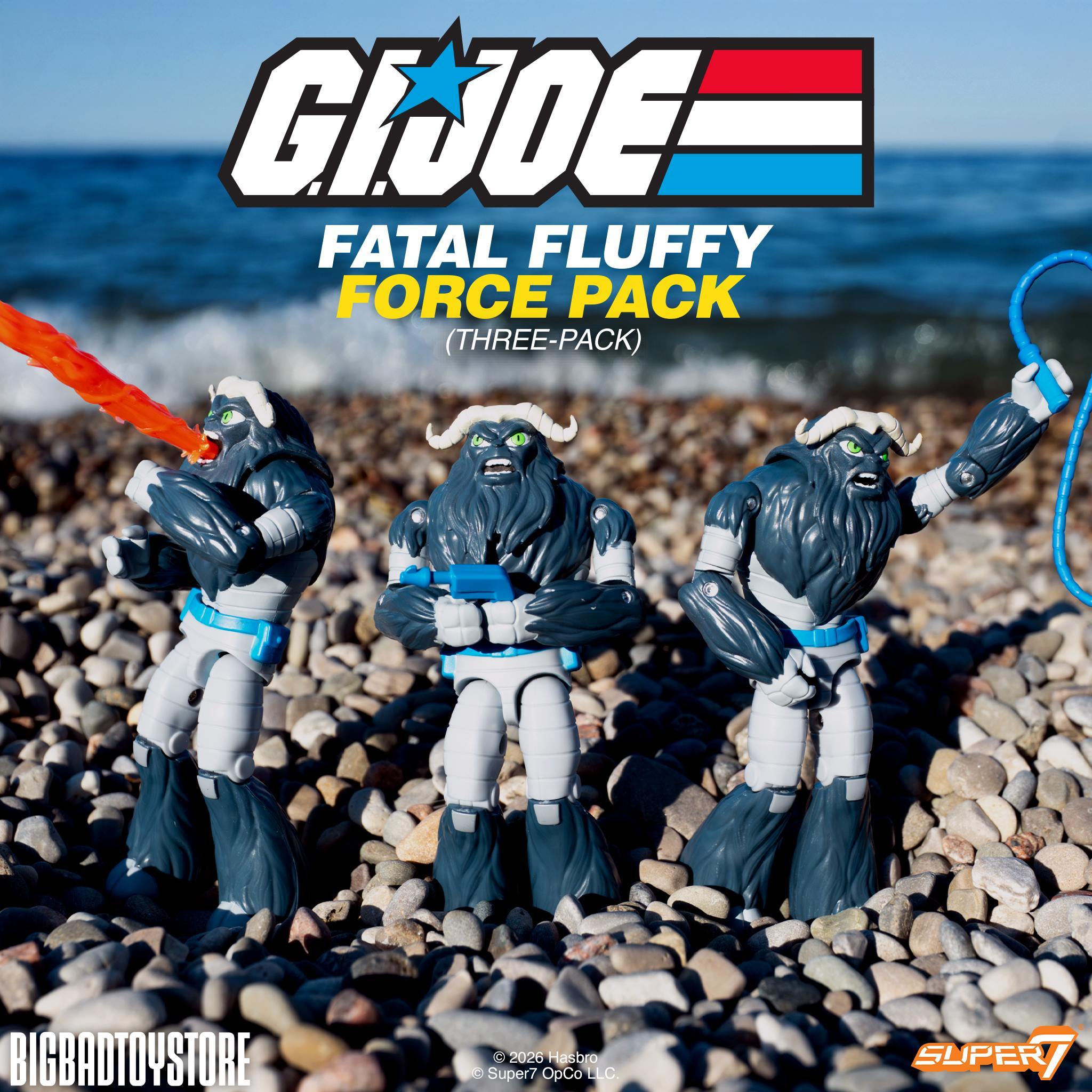Super7 G.I. Joe ReAction+ Fatal Fluffy set 3 figurine 11 cm