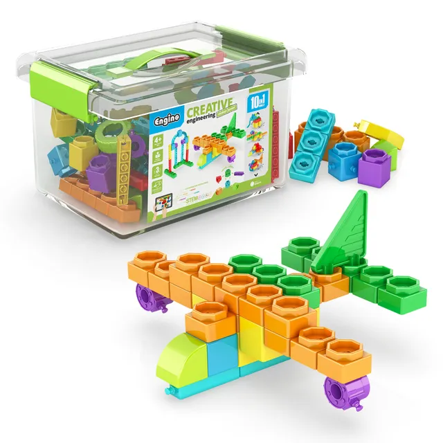 Engino Creative Engineering Maker Junior set constructie 10 modele