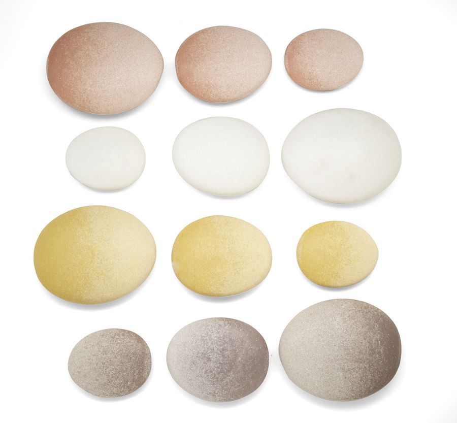 Yellow Door Natural Sorting Stones pietre sortare 12 buc
