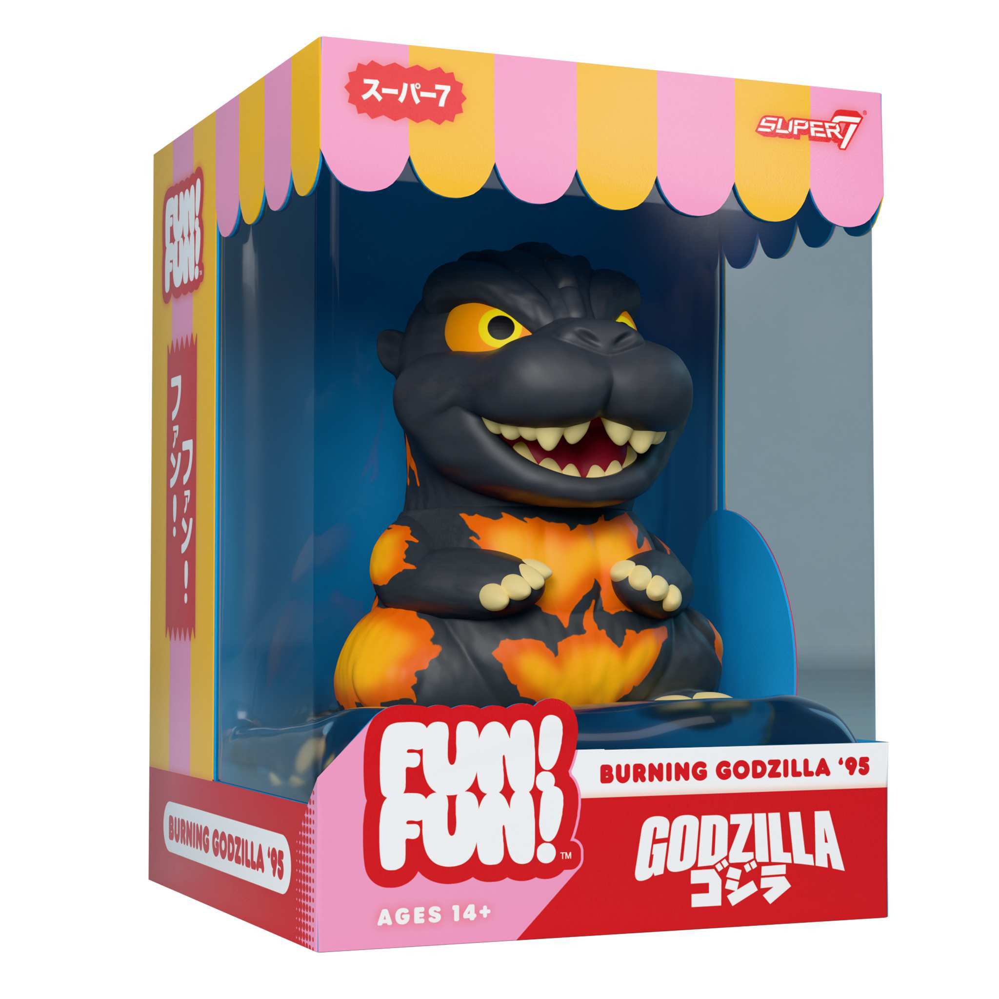 Super7 Toho Fun Fun Burning Godzilla figurina vinil 13cm