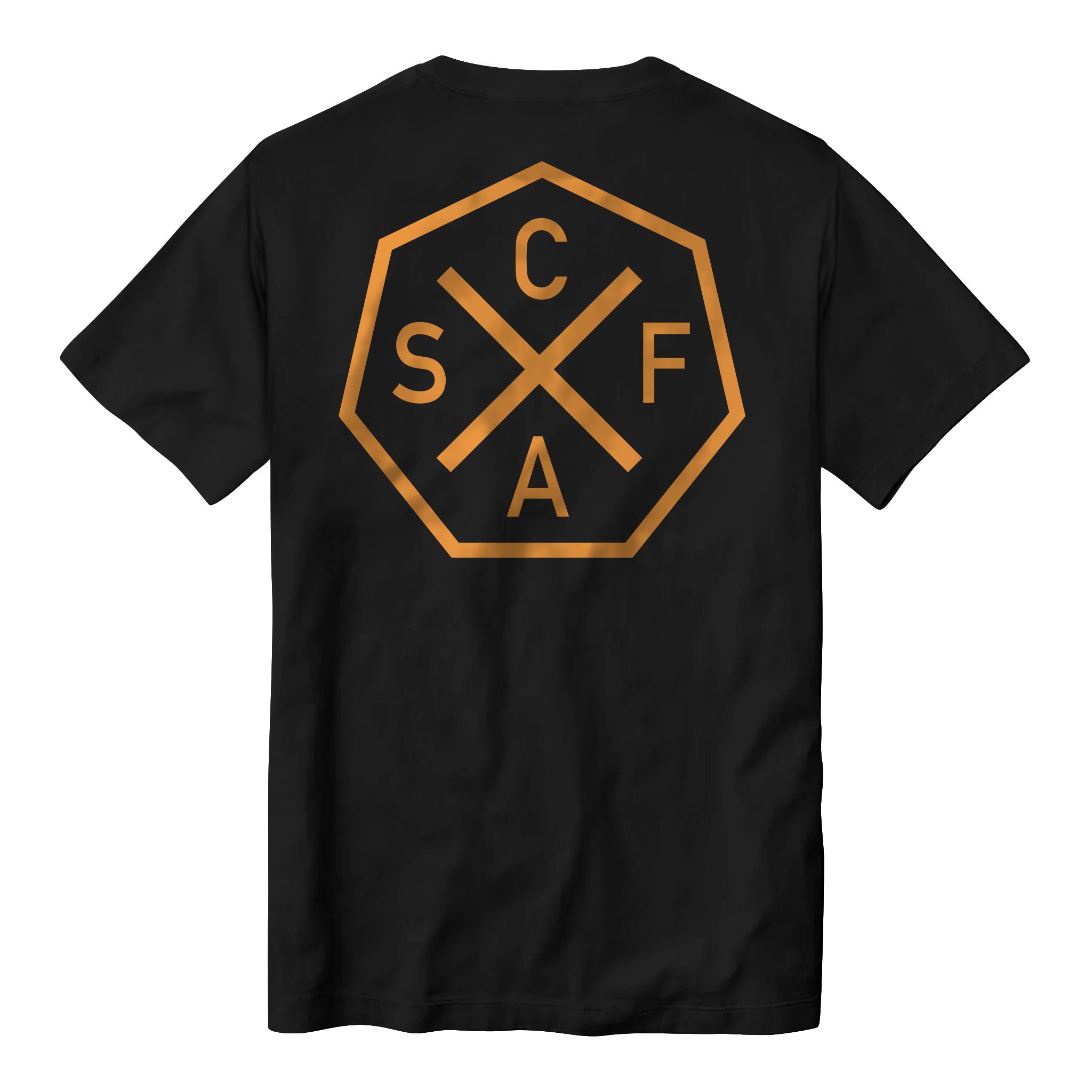 Super7 Heptagon tricou negru bumbac marimi SM-3X