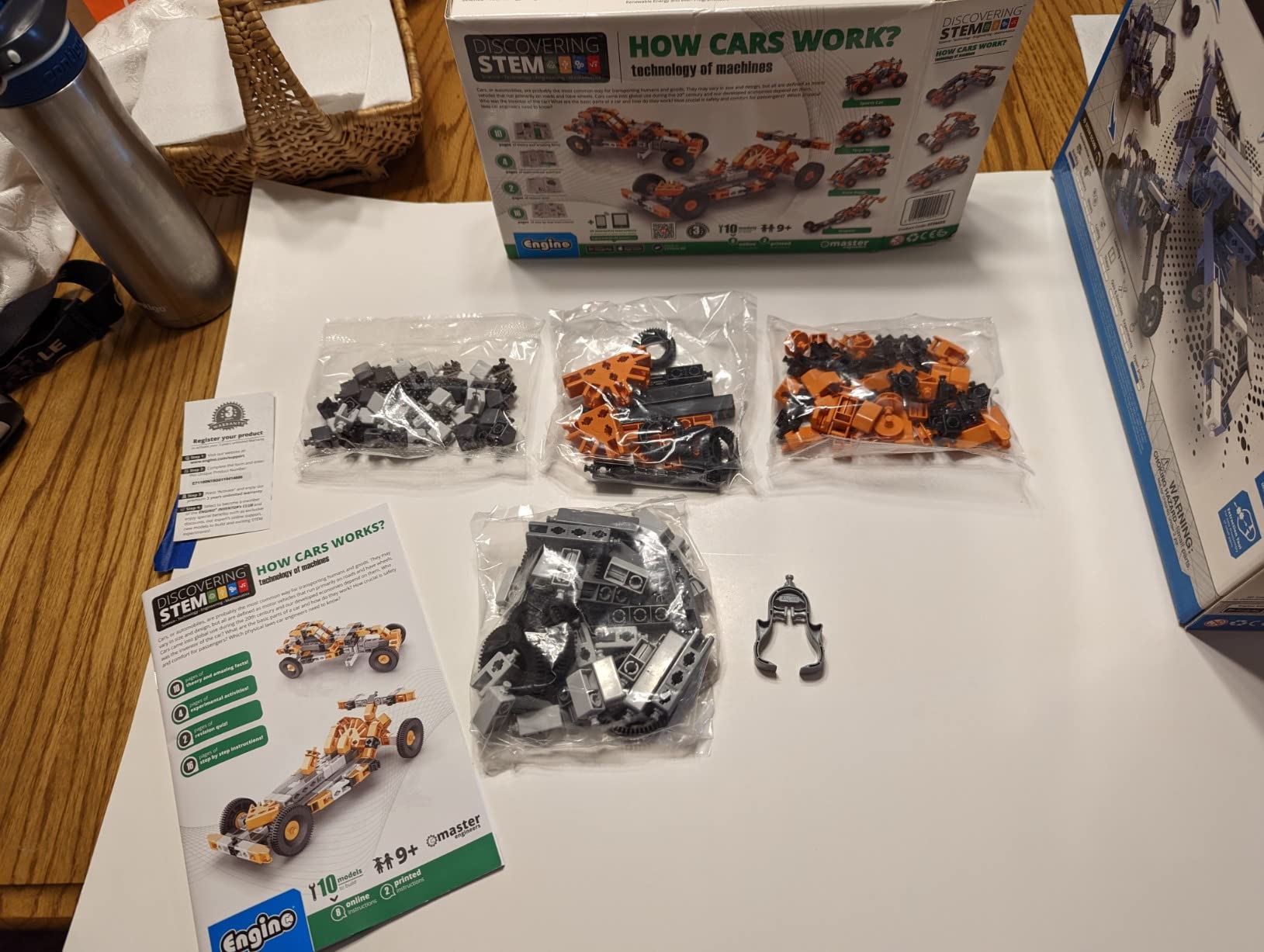 Engino Discovering STEM How Cars Work set constructie 10 masinute