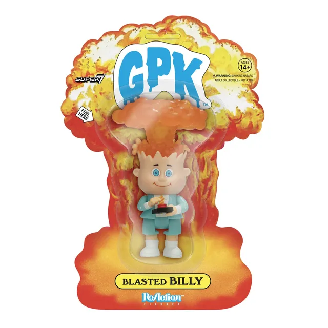 Super7 ReAction GPK Blasted Billy figurină albastru deschis