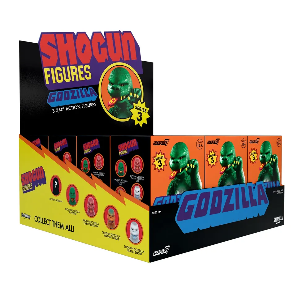 Super7 Toho Wave 09 Shogun V3 figurine set 12 blind box Godzilla