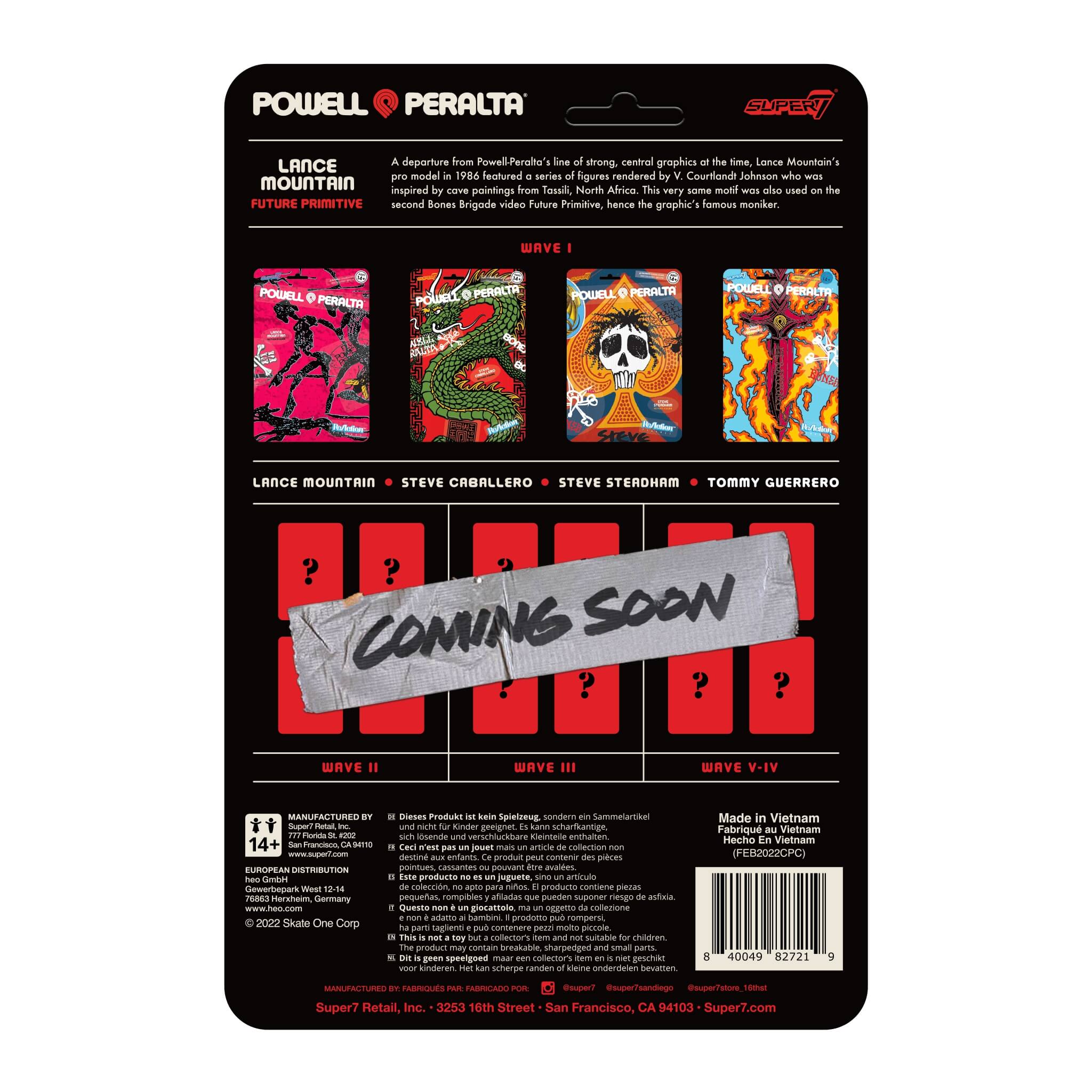 Super7 Powell-Peralta ReAction Lance Mountain 3.75" skate