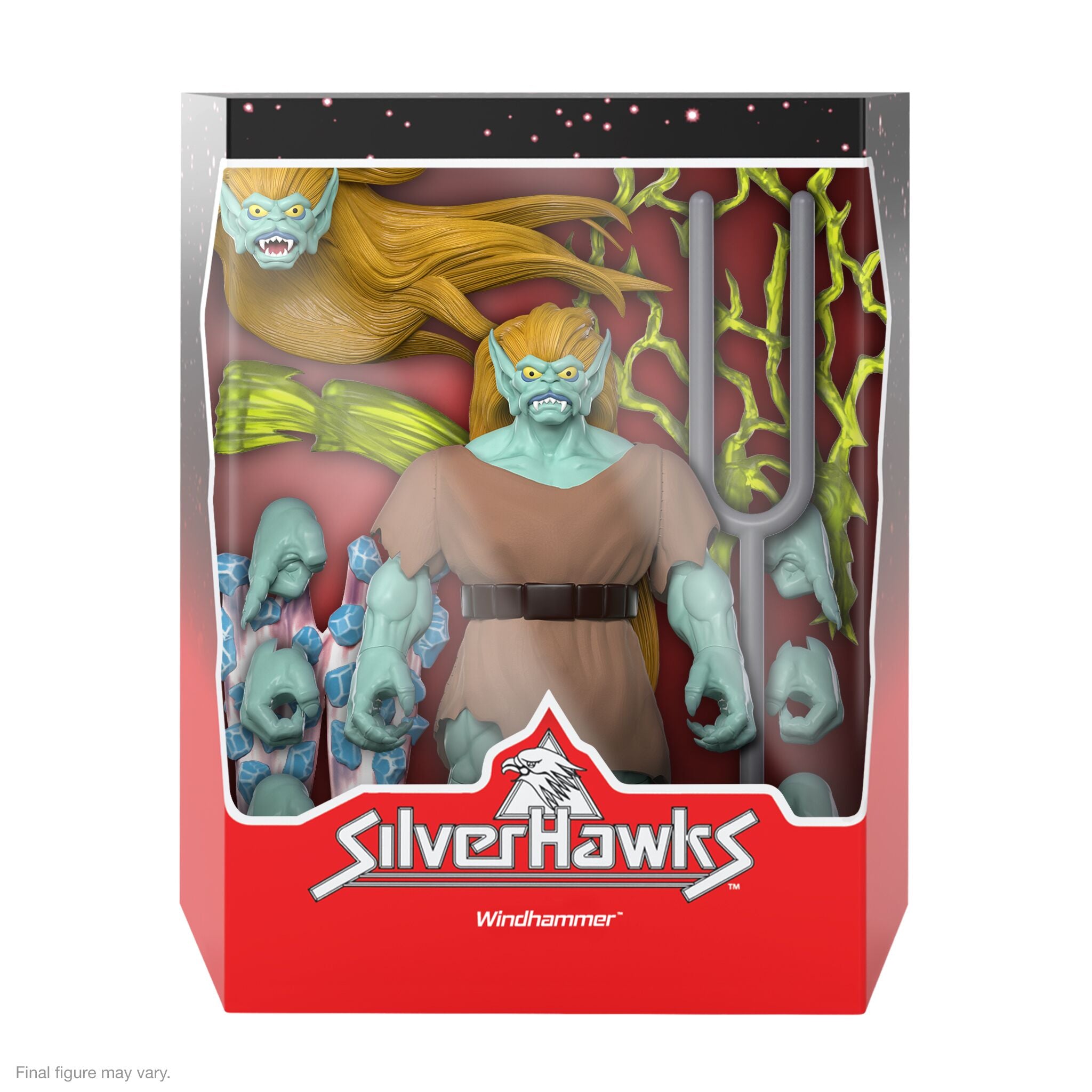 Super7 SilverHawks Ultimates Windhammer figurina articulata 7 inch