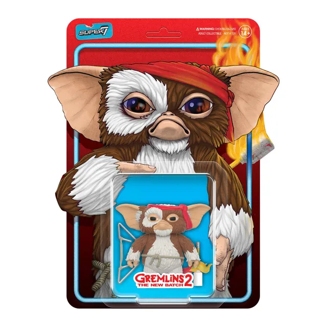 Super7 ReAction Gremlins Gizmo figurina 9,5 cm Battle Ready