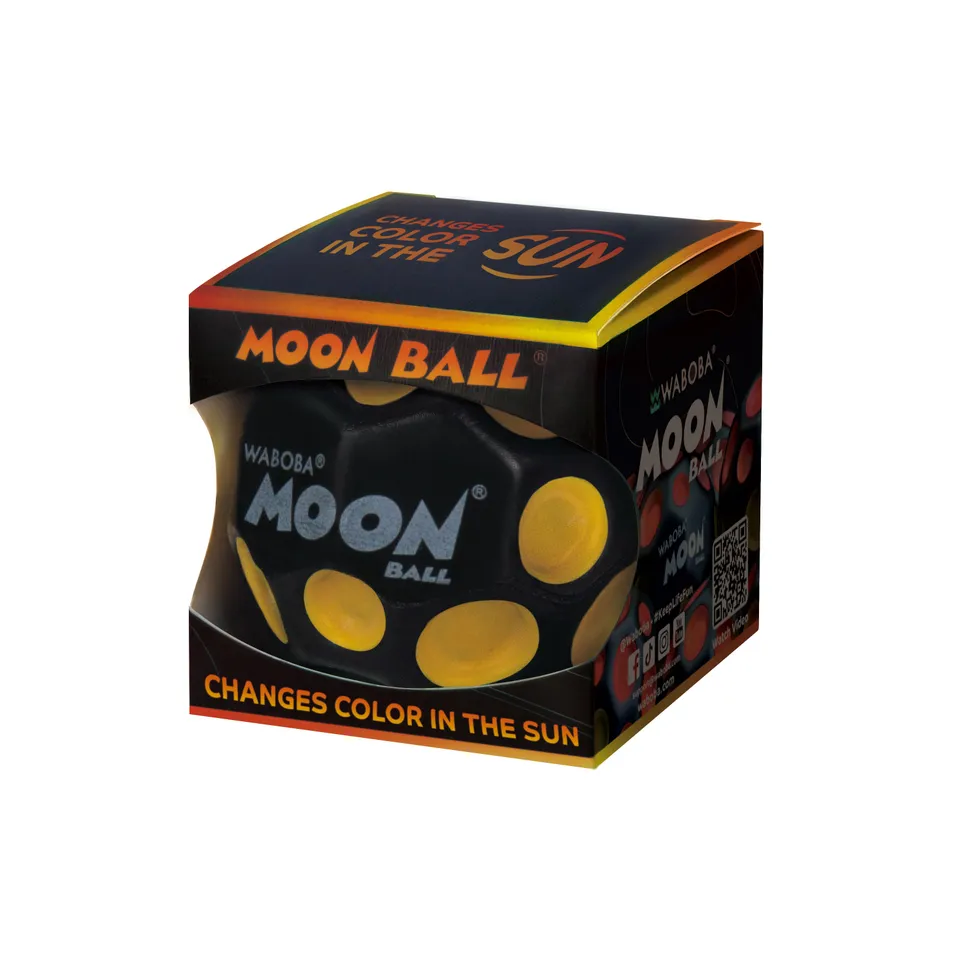 Waboba UV Moon Ball minge 6cm galben-rosu