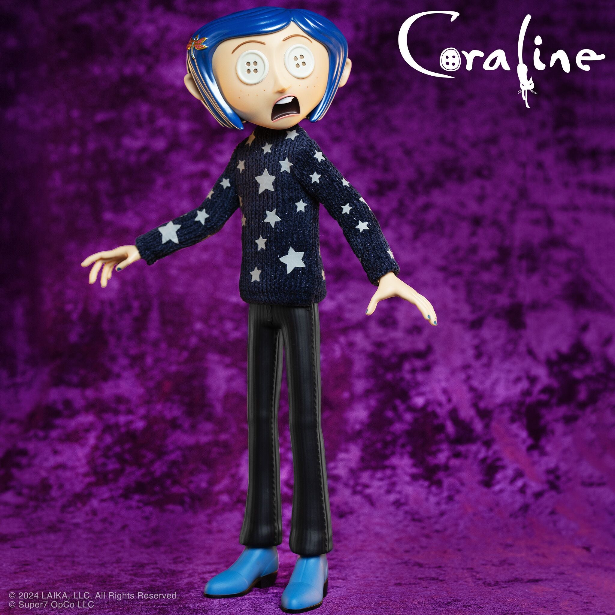 Super7 Coraline SuperSize Button Eyes figurina 40 cm