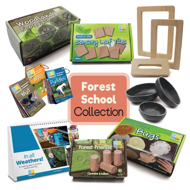 Yellow Door Forest School colecție explorare natură 8 piese