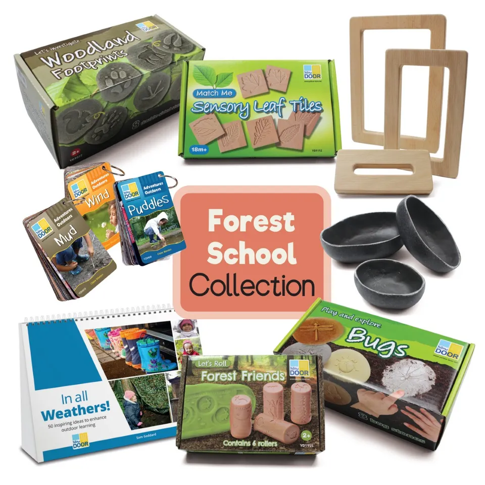 Yellow Door Forest School colecție explorare natură 8 piese