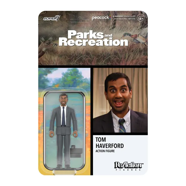 Super7 Parks and Recreation ReAction Tom Haverford 3,75"