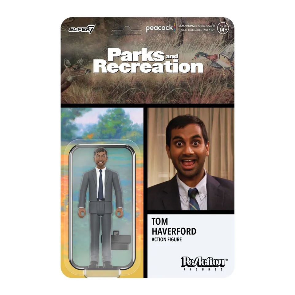 Super7 Parks and Recreation ReAction Tom Haverford 3,75"