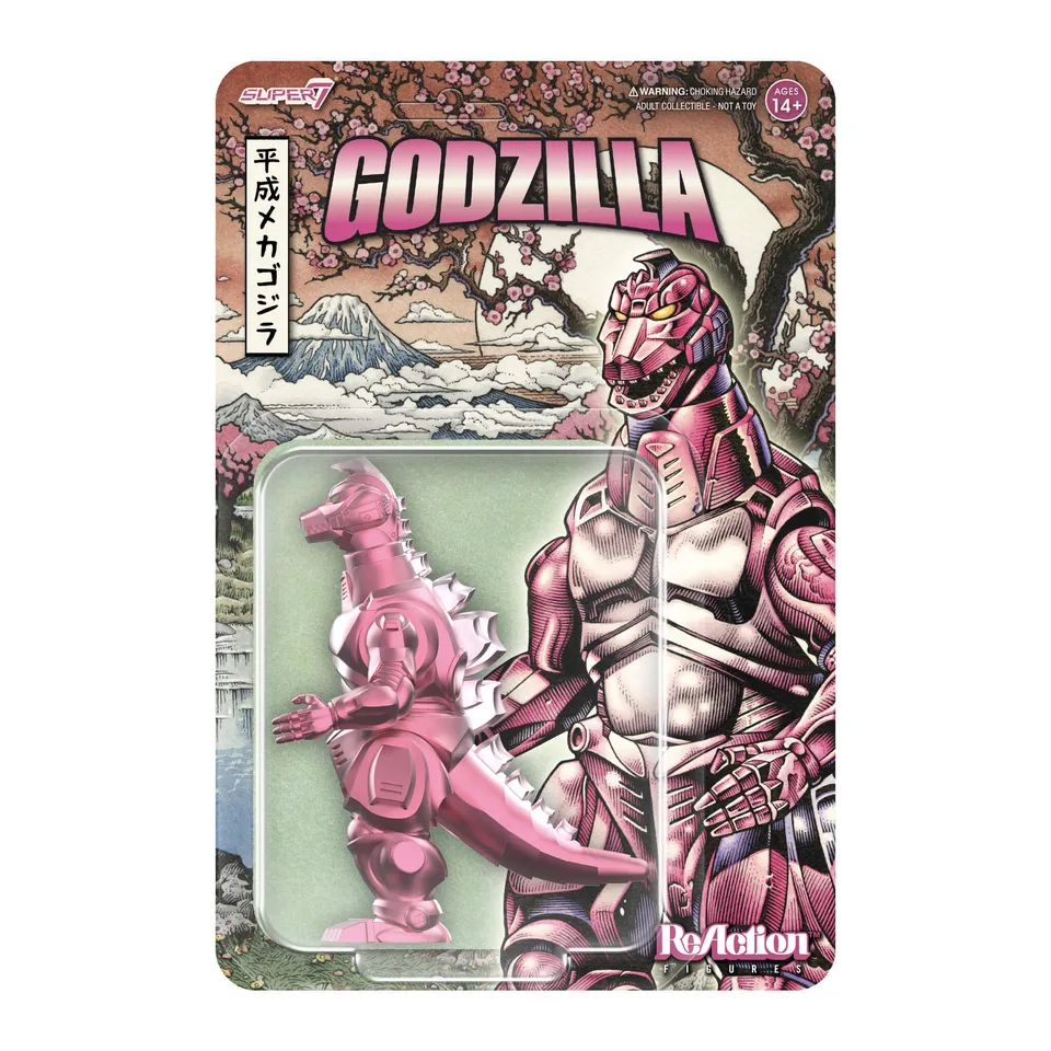 Super7 Toho Mechagodzilla 93 figurina cherry blossom roz