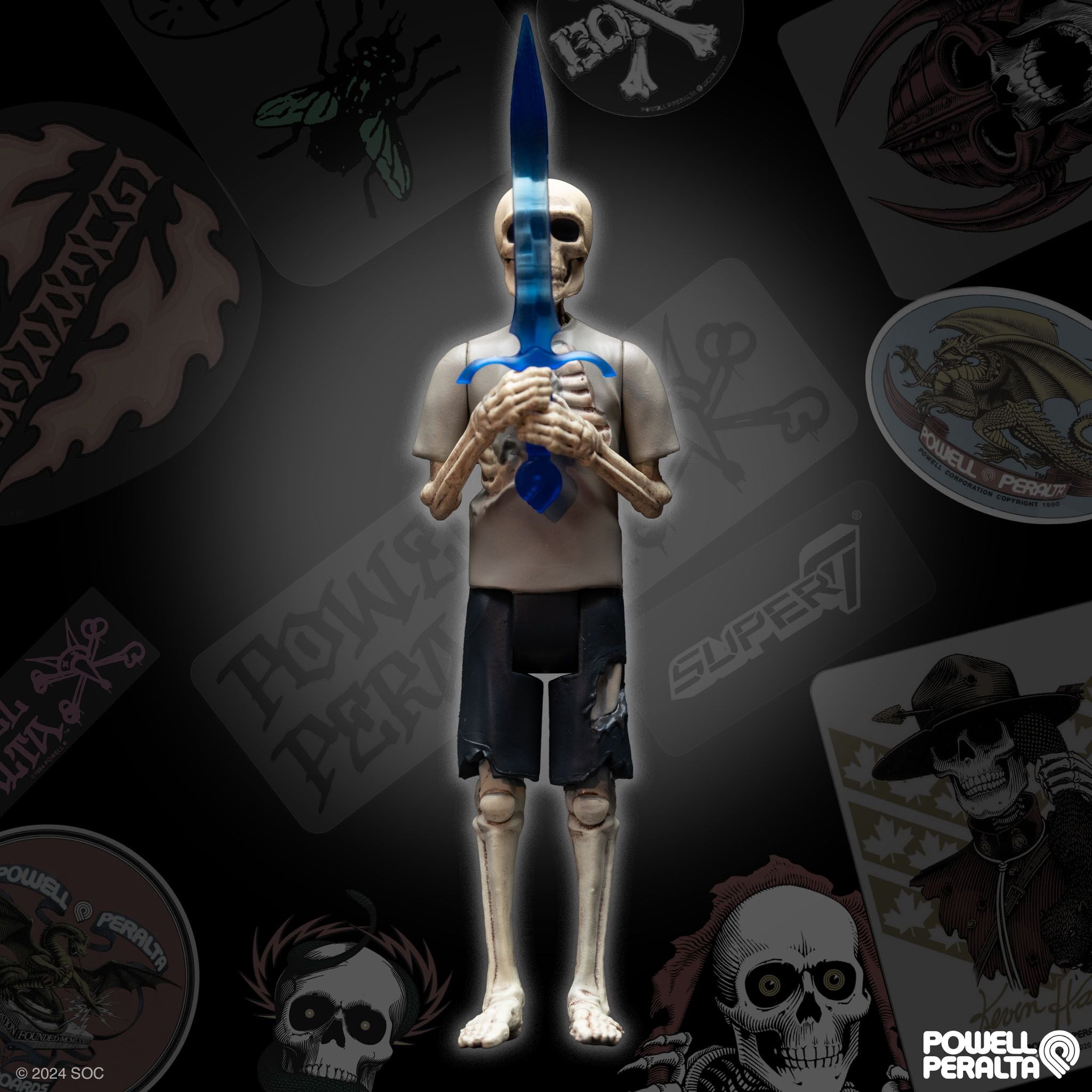Super7 Powell-Peralta ReAction Ray Bones figurina skate