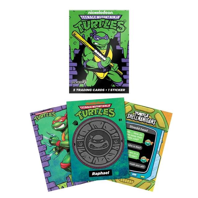 Super7 TMNT Wax Packs carduri de colectie pachet sigilat retro