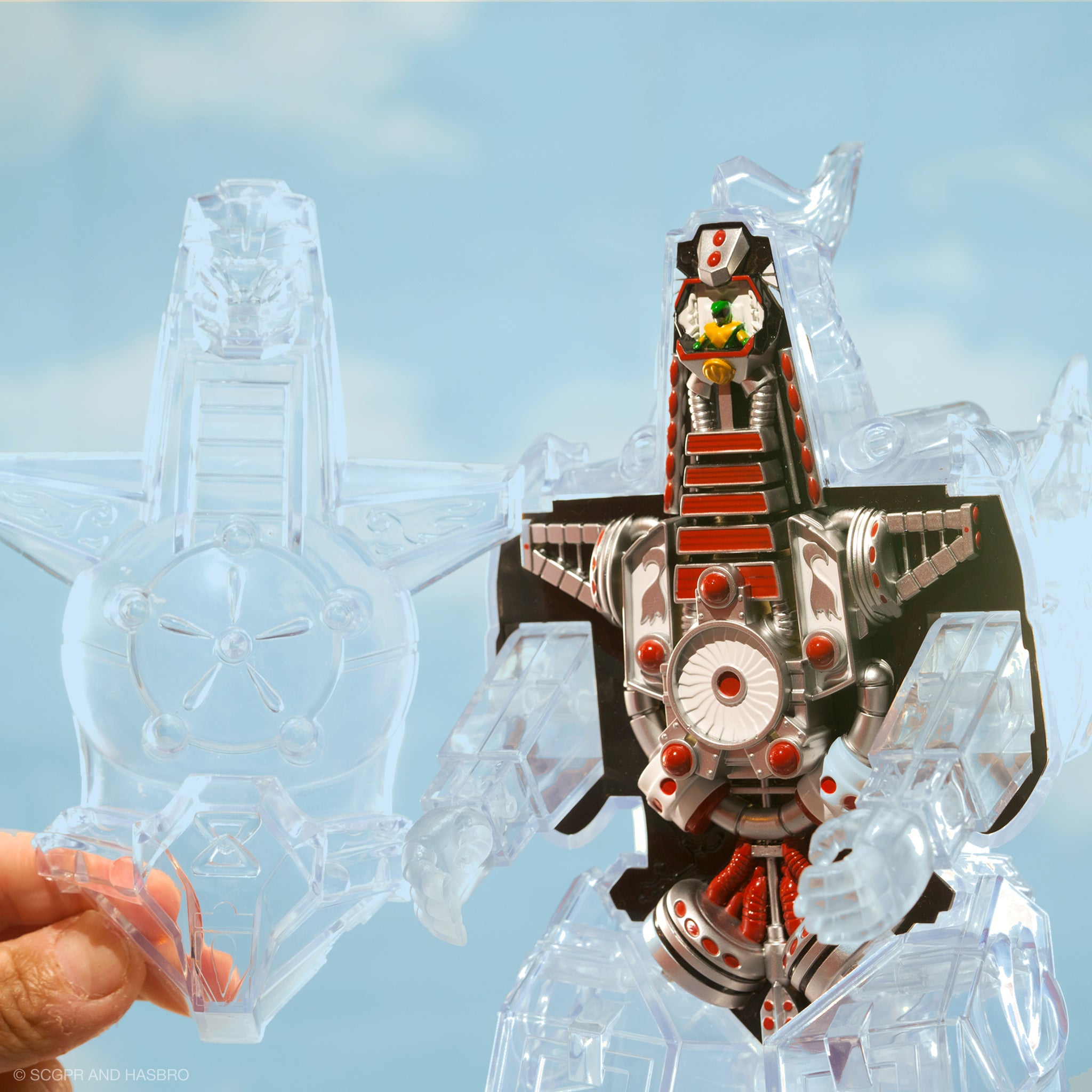 Super7 Power Rangers Super Cyborg Dragonzord figurina 28 cm
