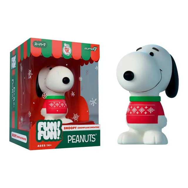 Super7 FUN! FUN! Snoopy Snowflake Sweater figurina vinil 13cm