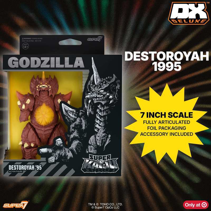 Super7 Toho Super Kaiju Destoroyah 1995 figurina cu aripi
