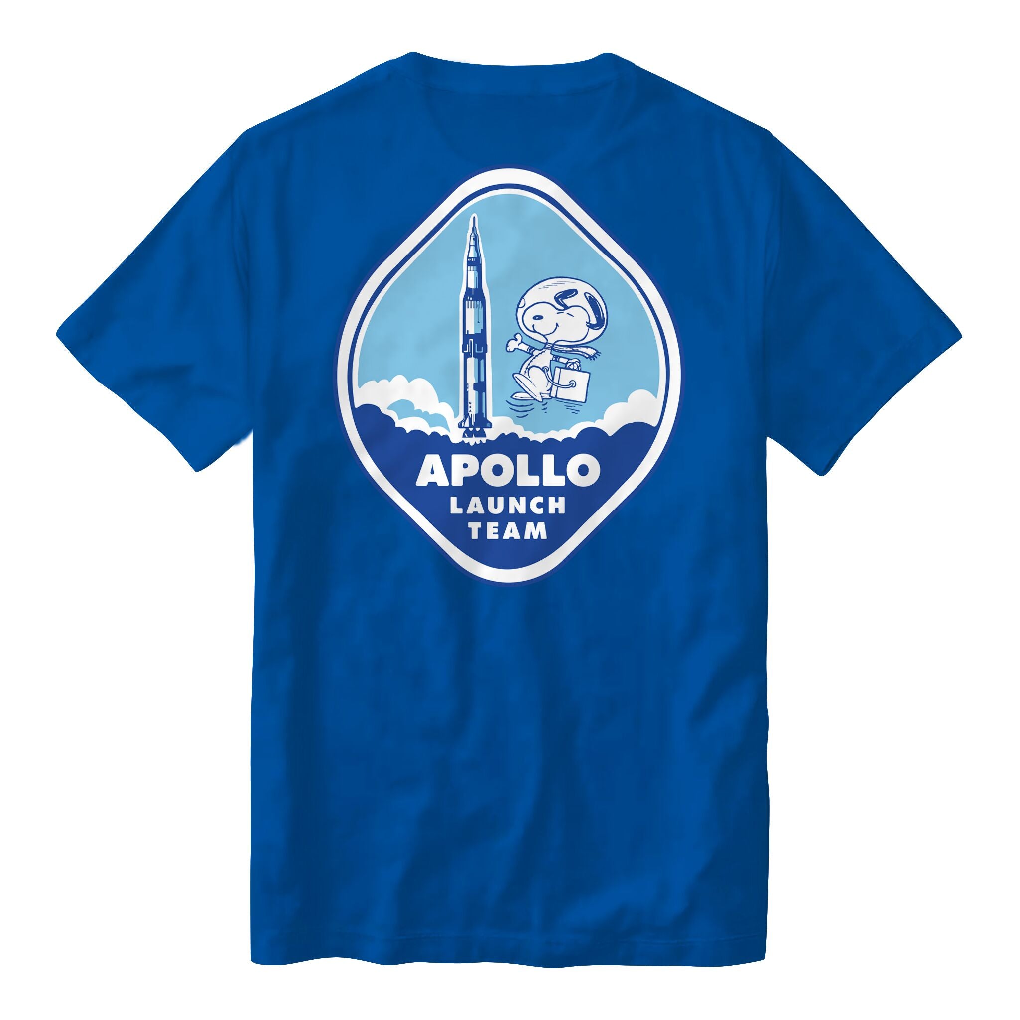 Super7 Peanuts Space Snoopy tricou albastru bumbac