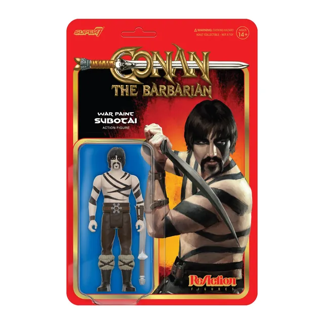 Super7 ReAction Conan Subotai figurina vopsea razboi