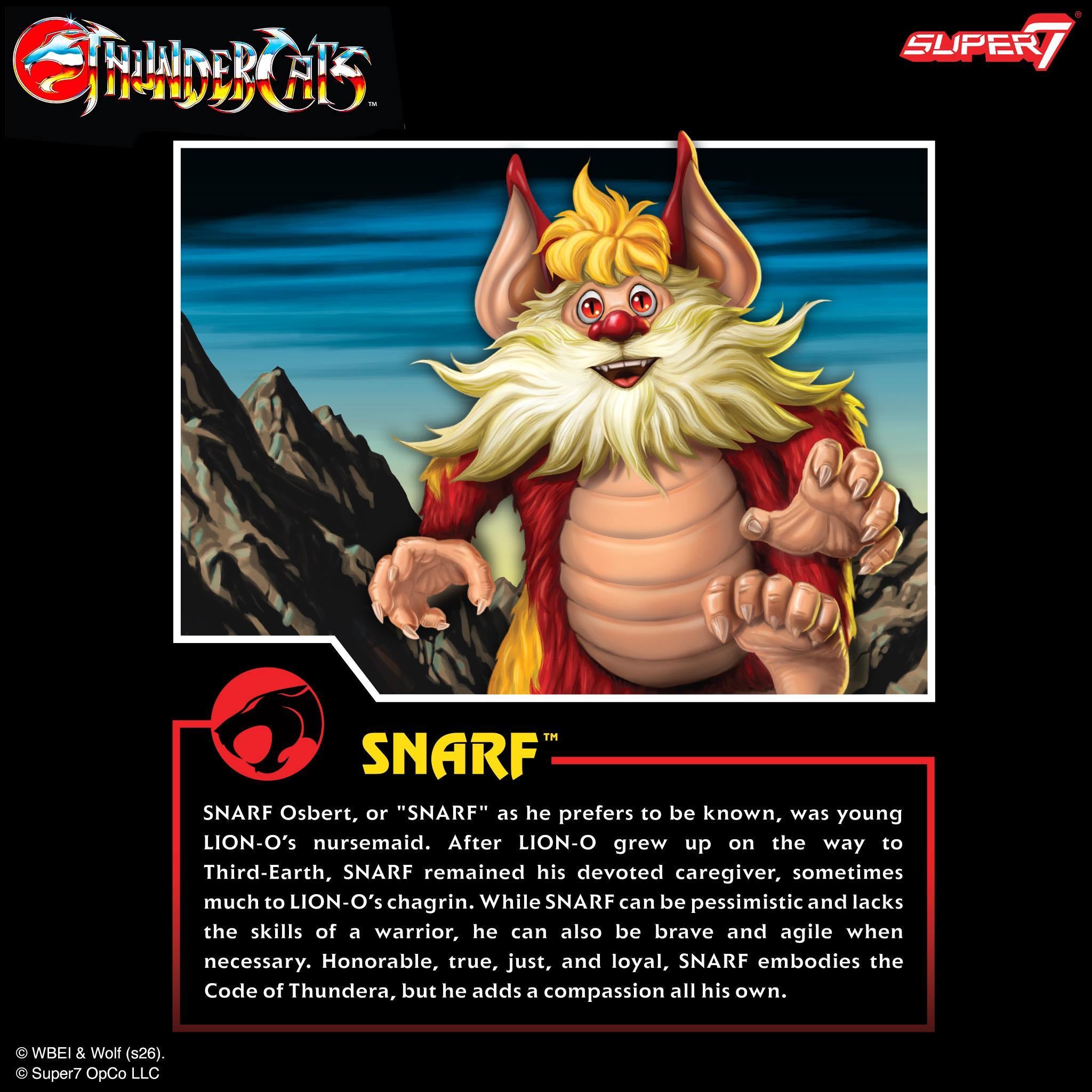 Super7 ULTIMATES Snarf figurină ThunderCats deluxe