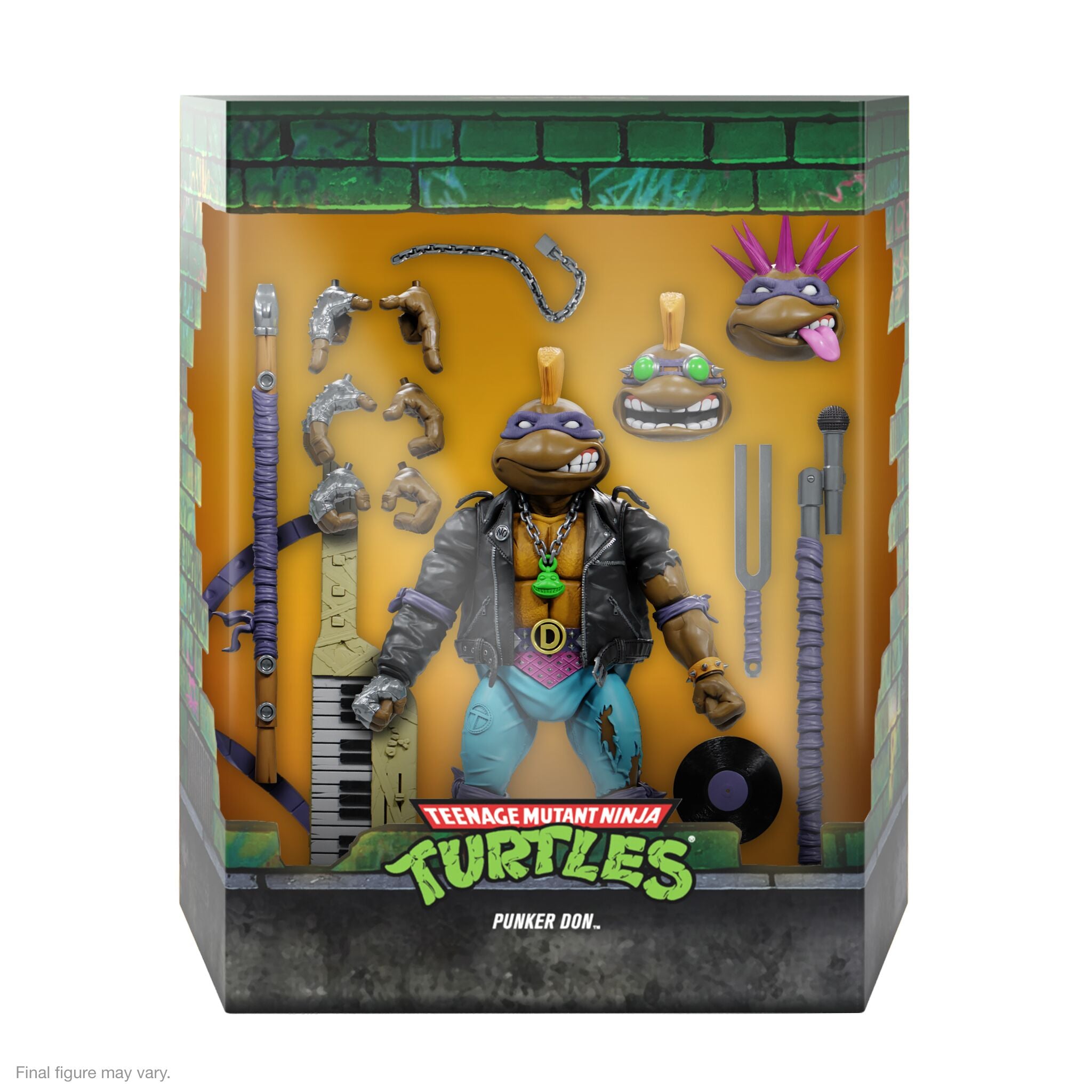 Super7 Ultimates Punk Rock Donatello figurină 18 cm