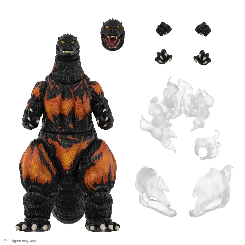 Super7 Toho ULTIMATES Wave 2 Burning Godzilla figurina