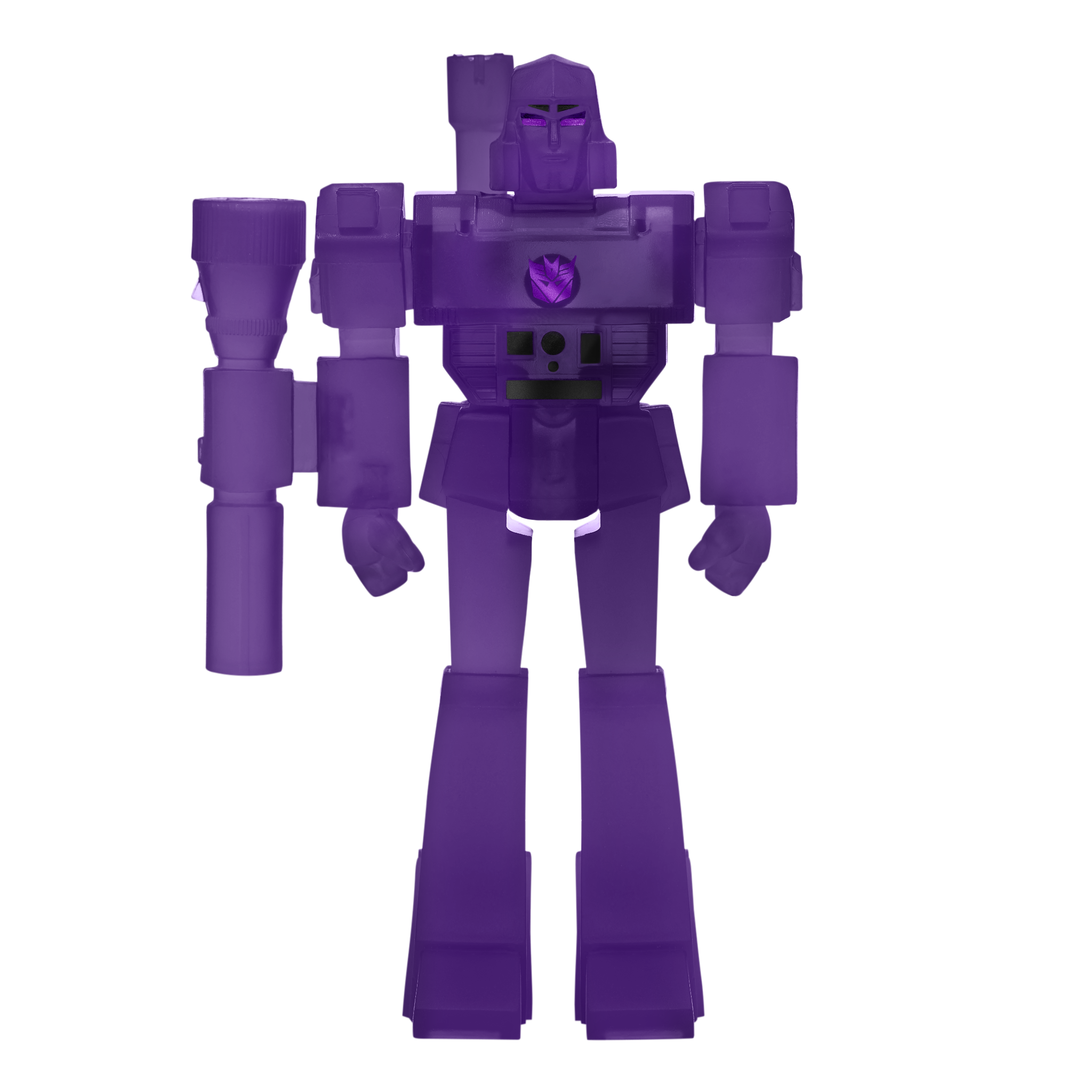 Super7 Transformers ReAction Wave 1 Megatron figurina violet