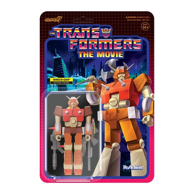 Super7 ReAction Wreck-Gar G1 figurina 9,5 cm Transformers