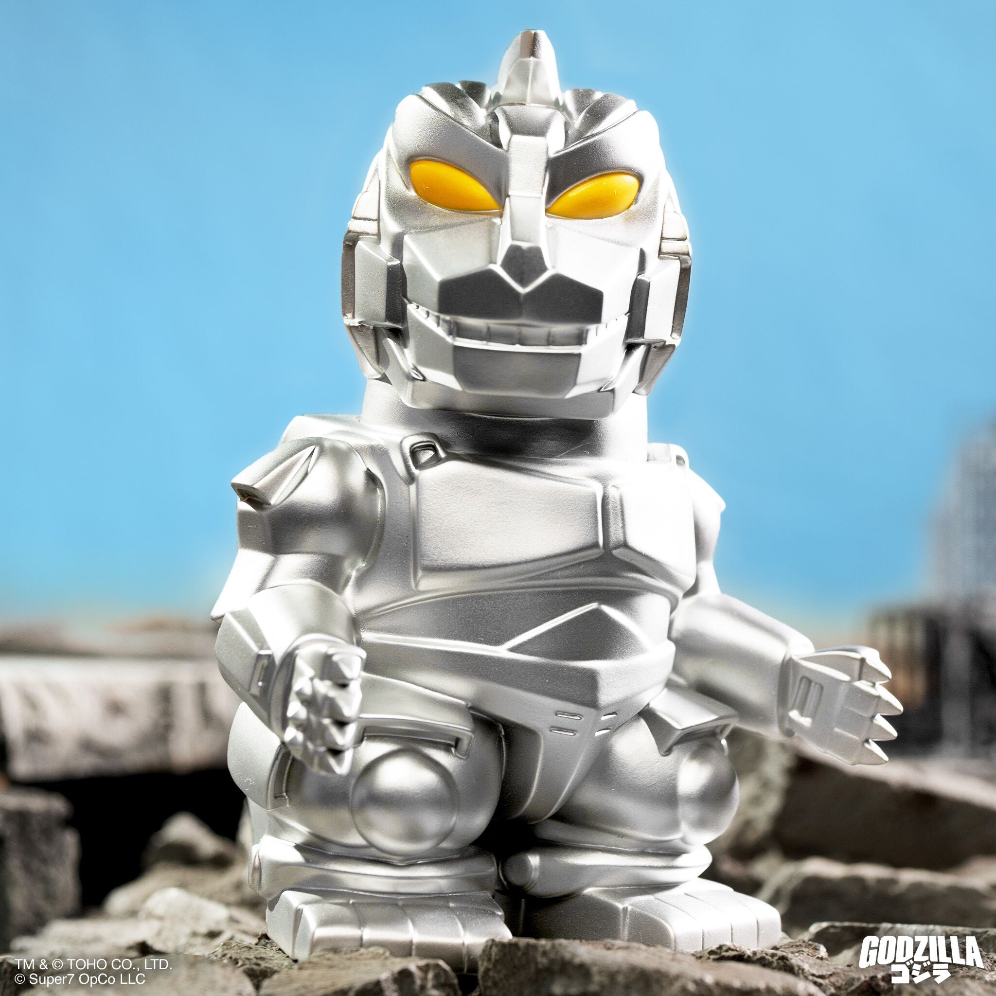 Super7 Toho Fun Fun MechaGodzilla 90s figurina vinil 12,5cm