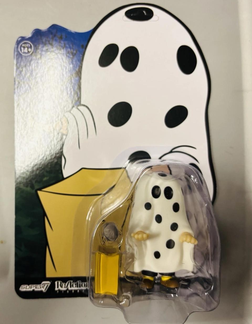 Super7 Peanuts Charlie Brown Ghost Sheet figurina Halloween