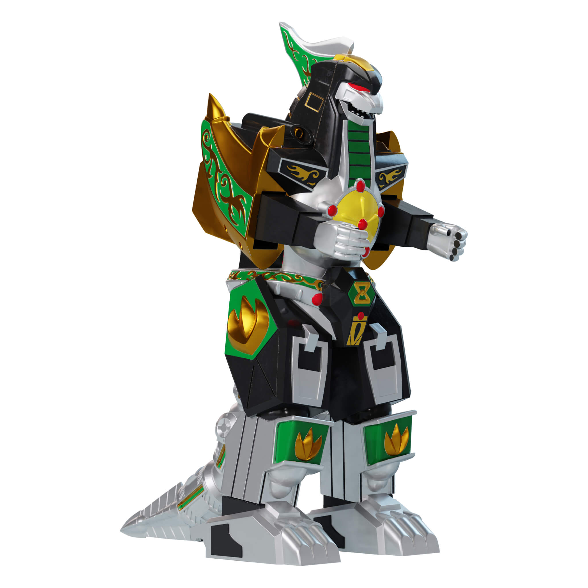 Super7 Super Cyborg Dragonzord figurina full color 28 cm