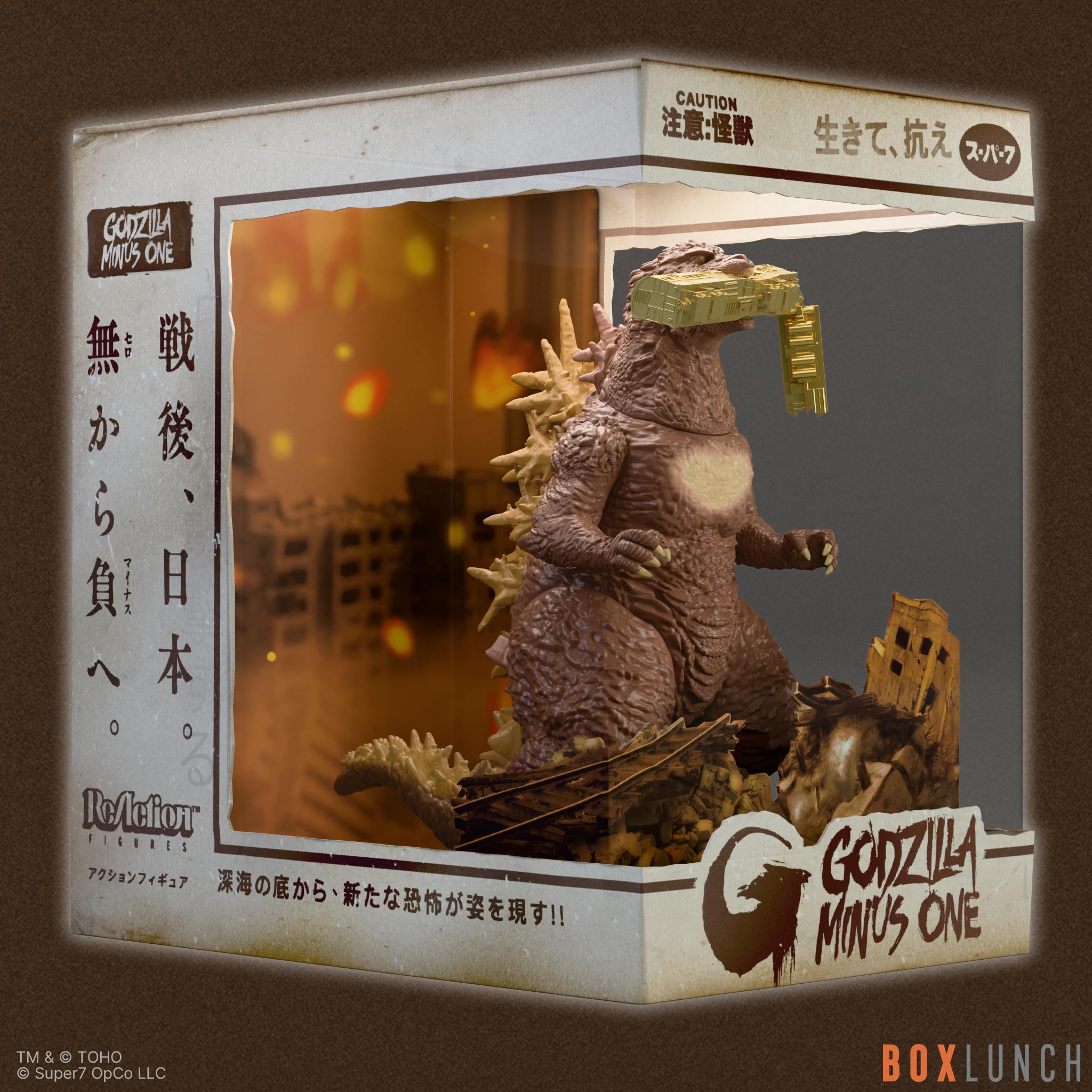 Super7 Toho ReAction Godzilla Minus One Train Biter figurină