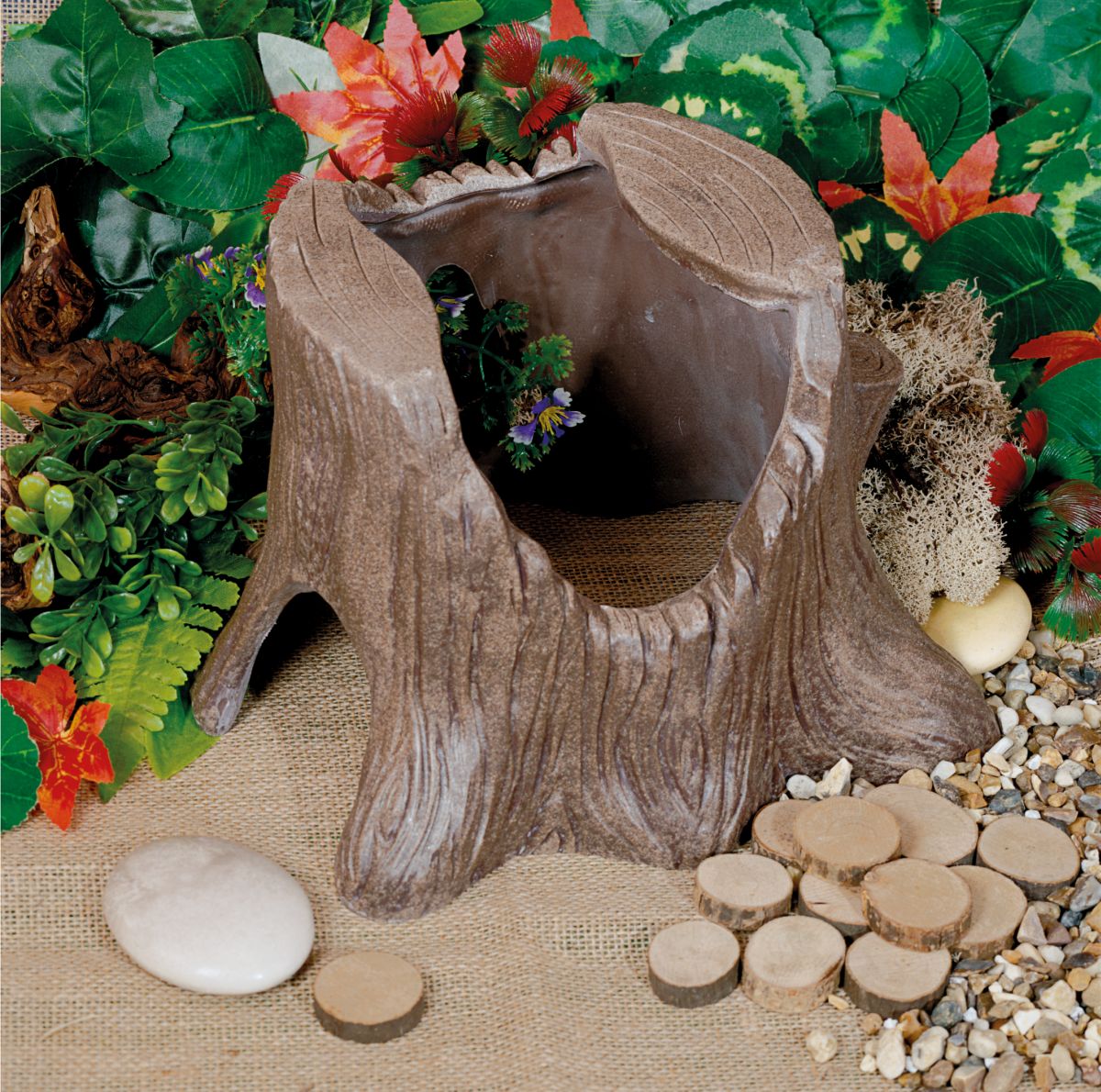 Yellow Door Large Play Tree Stump buturuga joaca exterior