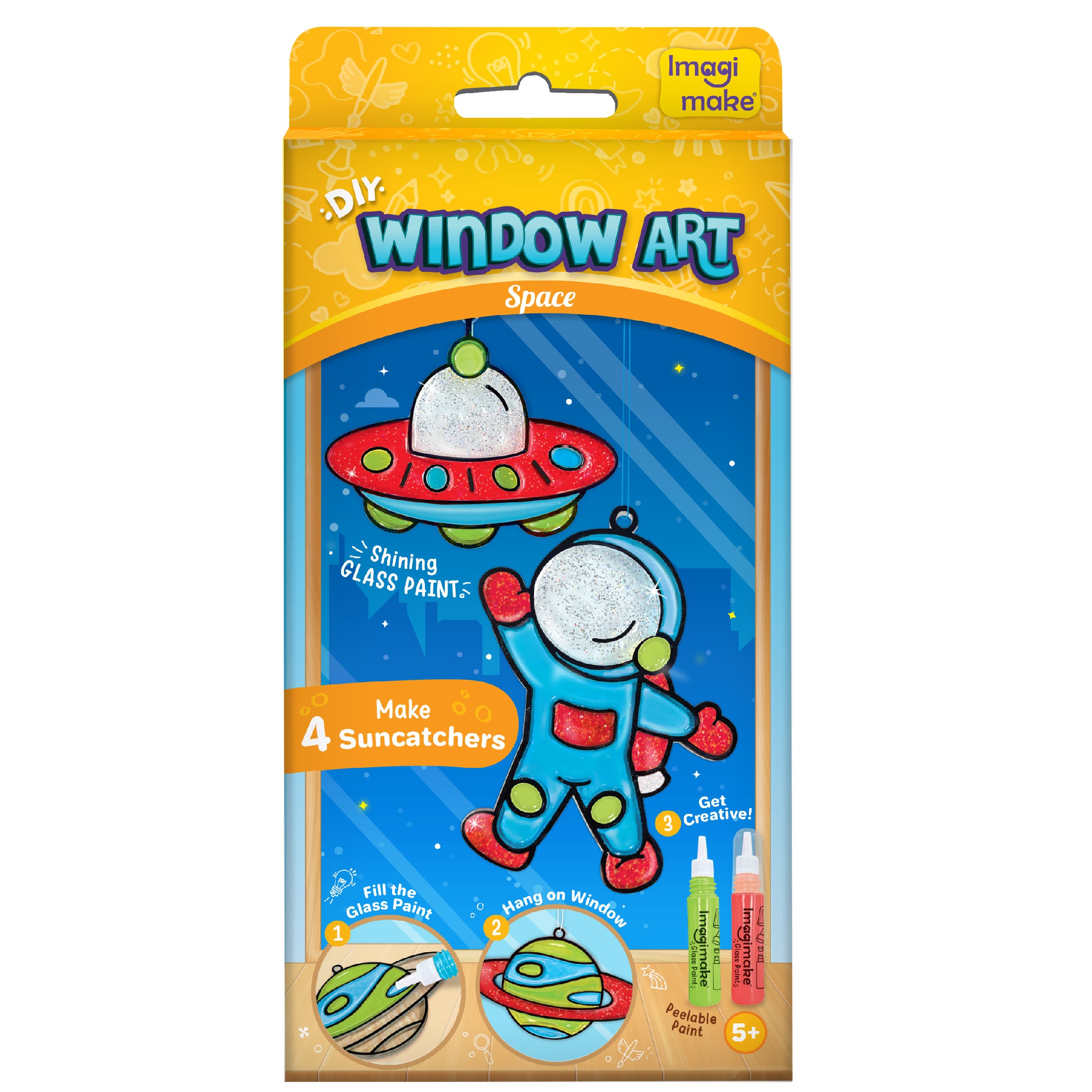 Imagimake Window Art Space set pictură 12 piese spațial