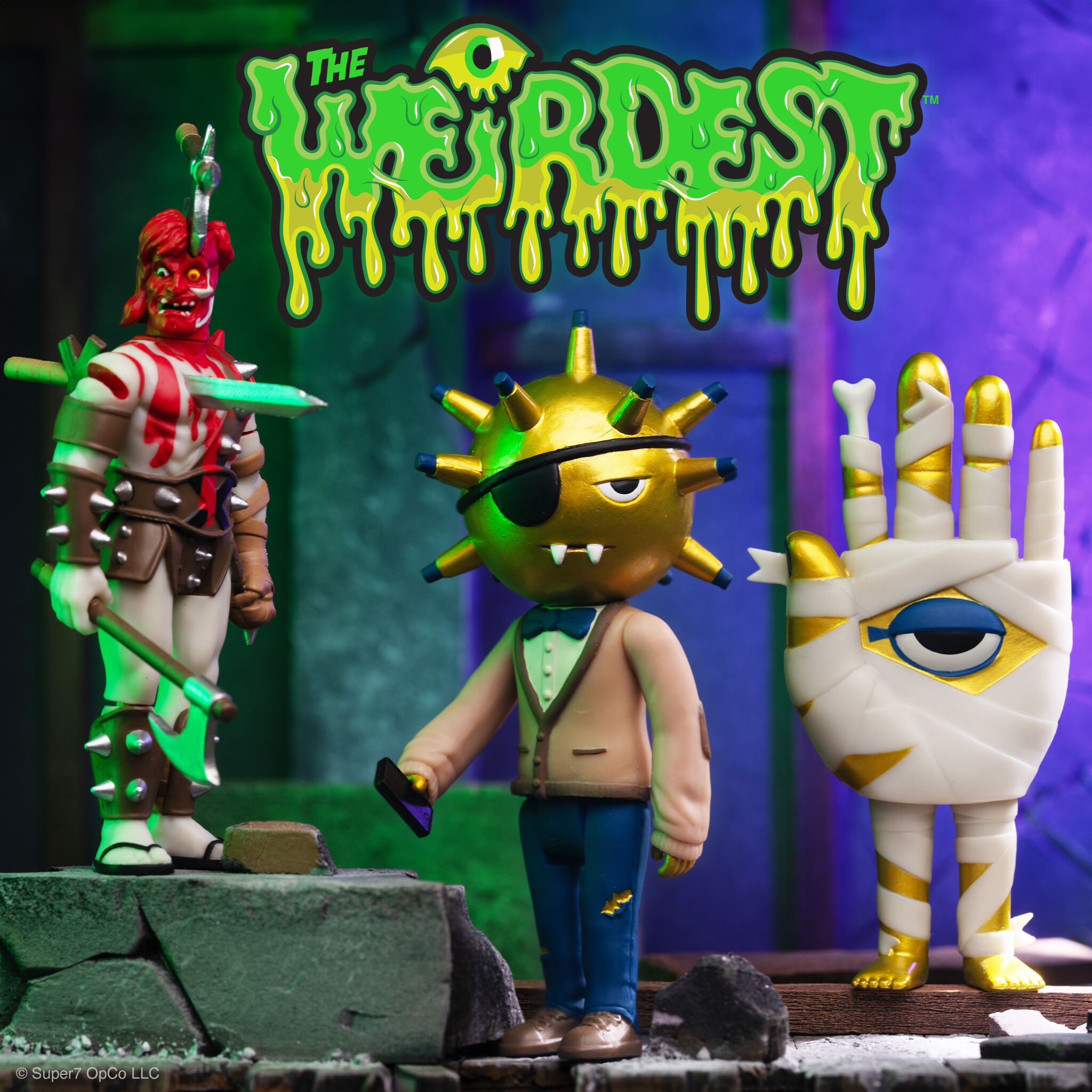 Super7 The Weirdest Wave 06 Gor-ior Infernal Curse figurina 9,7 cm
