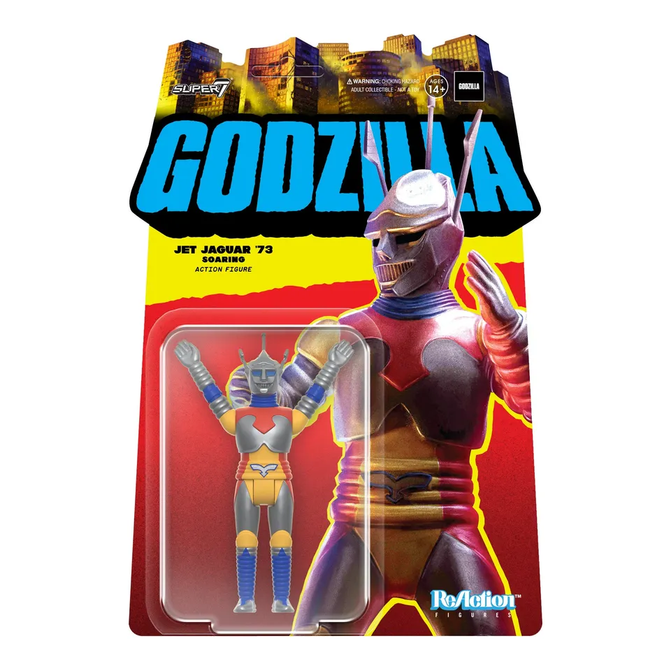 Super7 Toho ReAction Jet Jaguar '73 Soaring figurină 9,5 cm