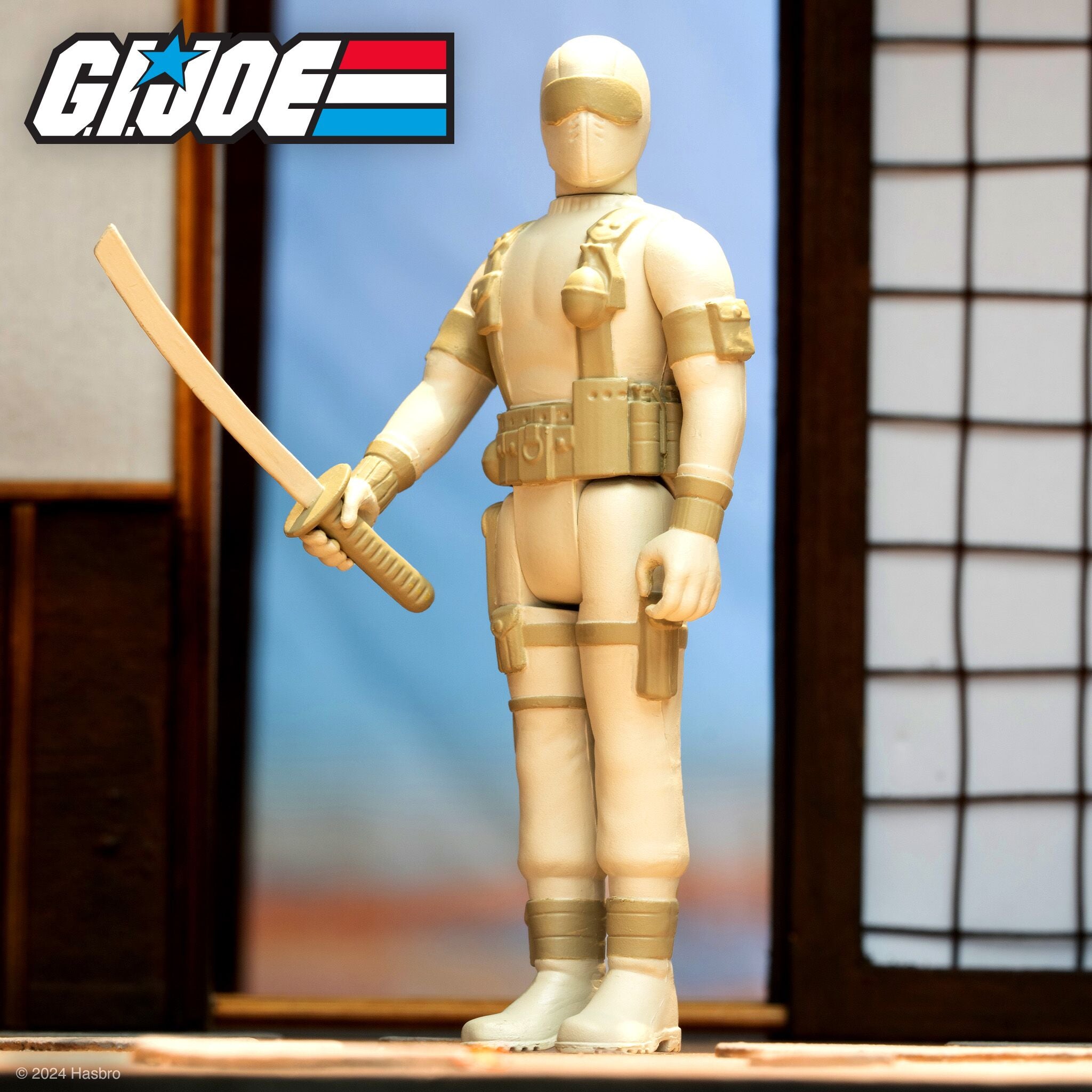 Super7 G.I. Joe ReAction Snake Eyes figurina comic