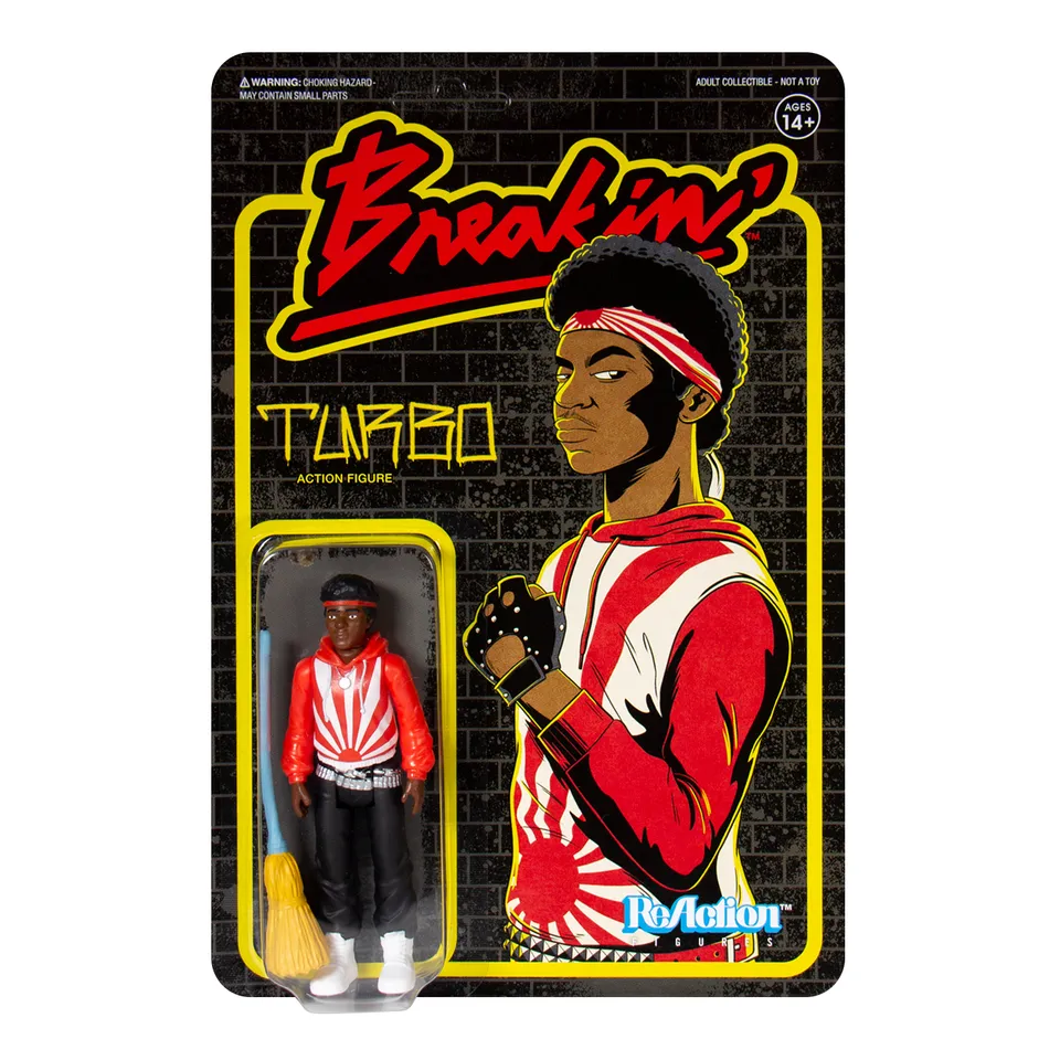 Super7 ReAction Breakin Turbo figurină cu mătură