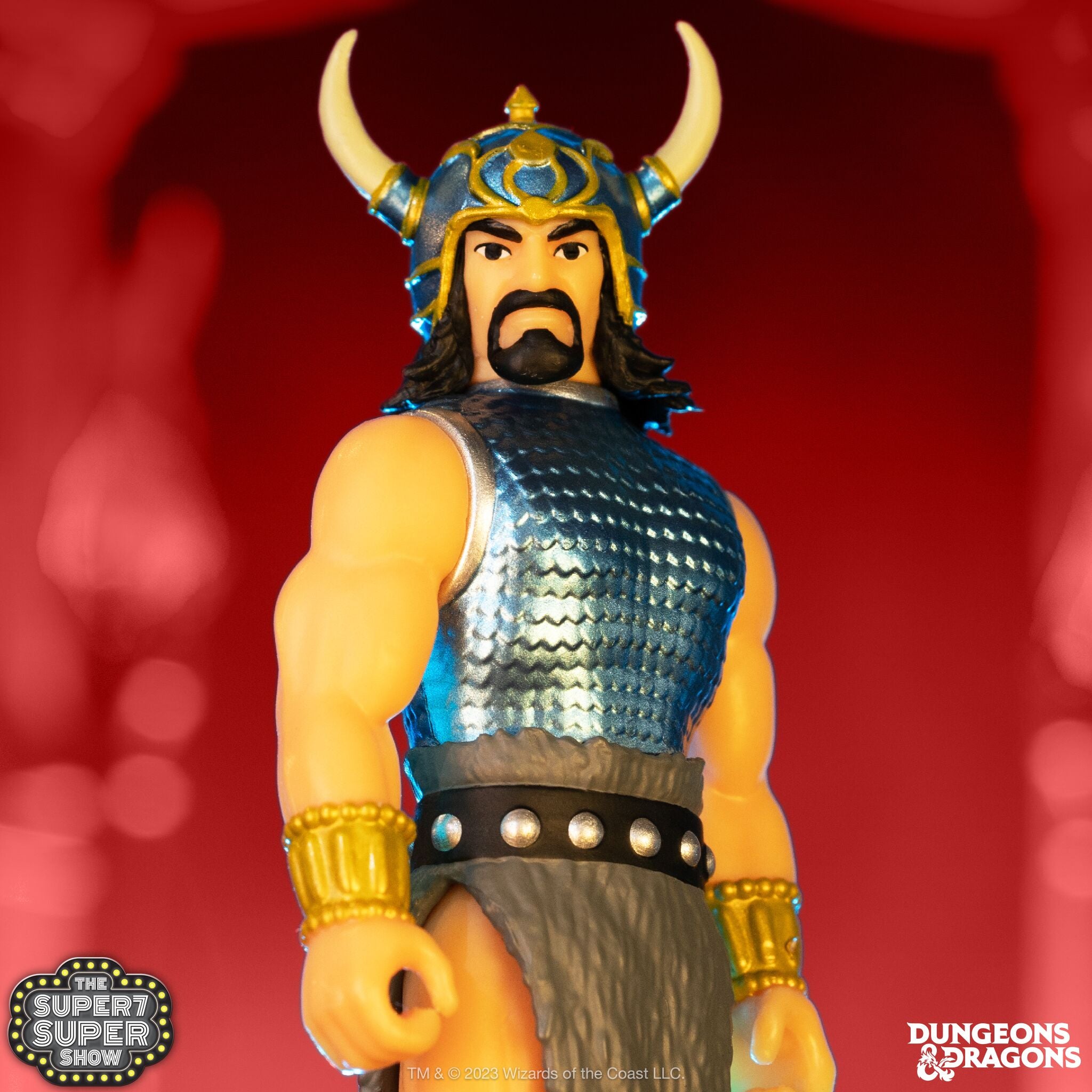 Super7 Dungeons Dragons ReAction Fighter figurina 9,5 cm