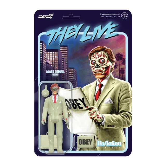 Super7 They Live ReAction figurina Ghoul Glow