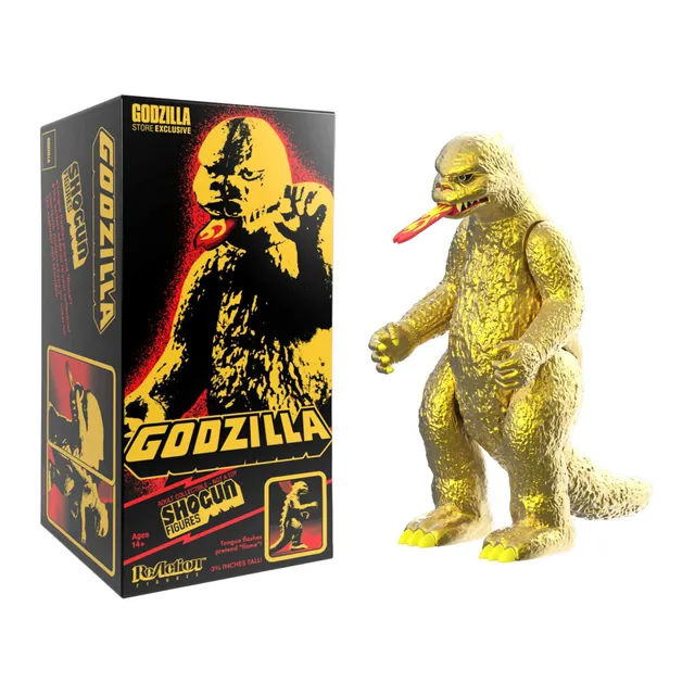 Super7 Toho Shogun Godzilla Gold figurina aurie 9,5 cm