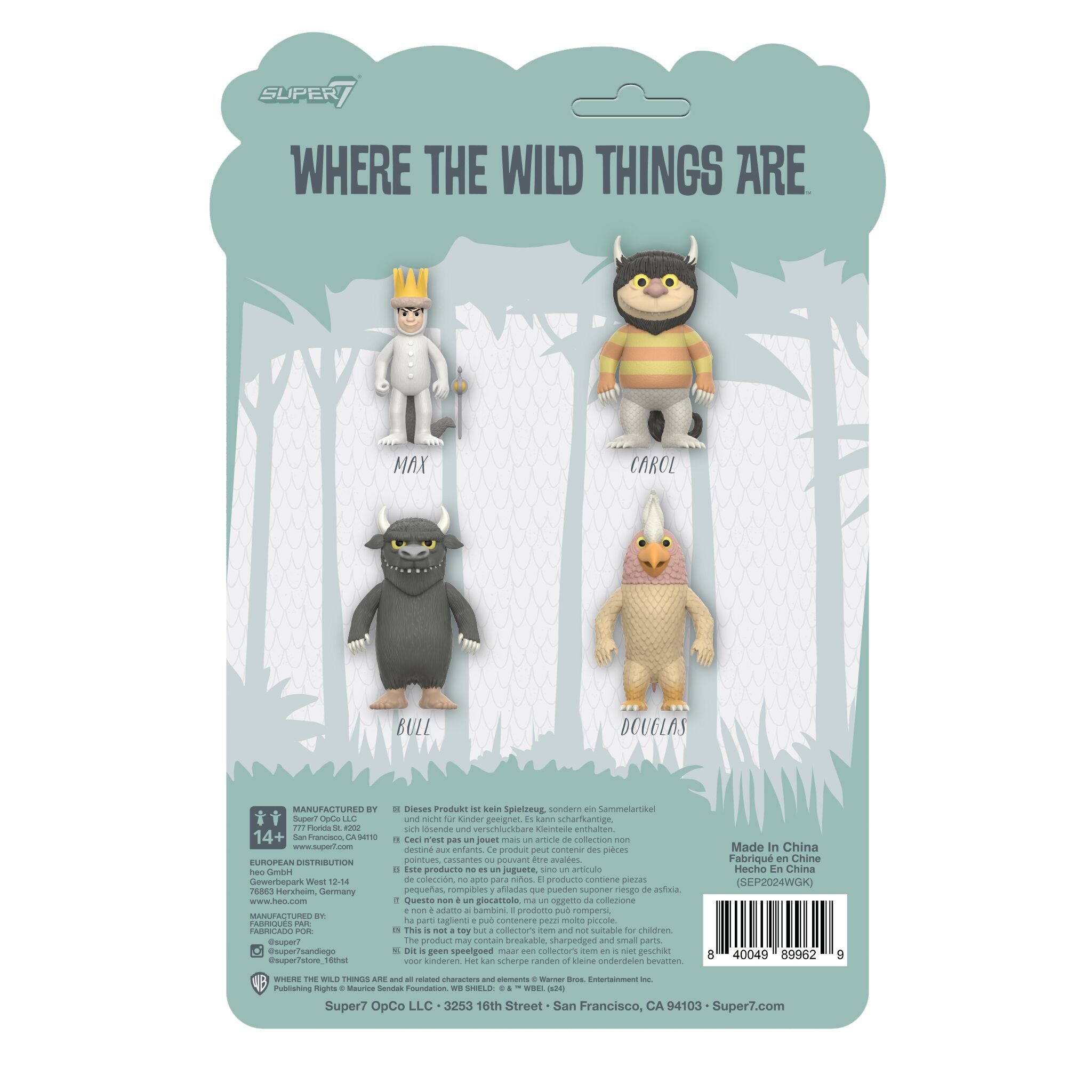Super7 Where the Wild Things Are Douglas figurina 9,5 cm