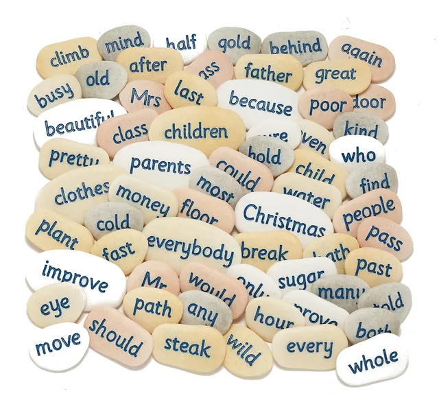 Yellow Door Tricky Word Pebbles Set 2 pietre cuvinte 64